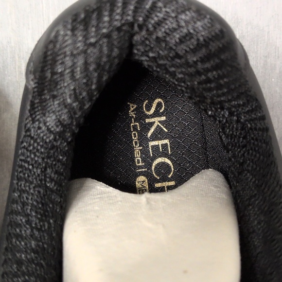 Brown Leather Crossbody Bag & Skecher Black Leather Sport Court 2.0 In Box - Picture 11 of 12